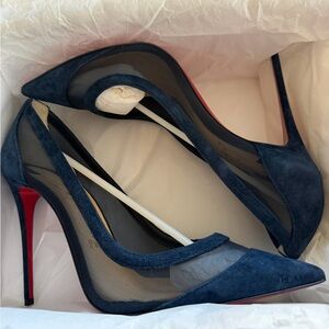Christian Louboutin Blue Galativi Heels